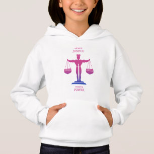 Där domstolen sammanträder med makt, advokat, advo t shirt
