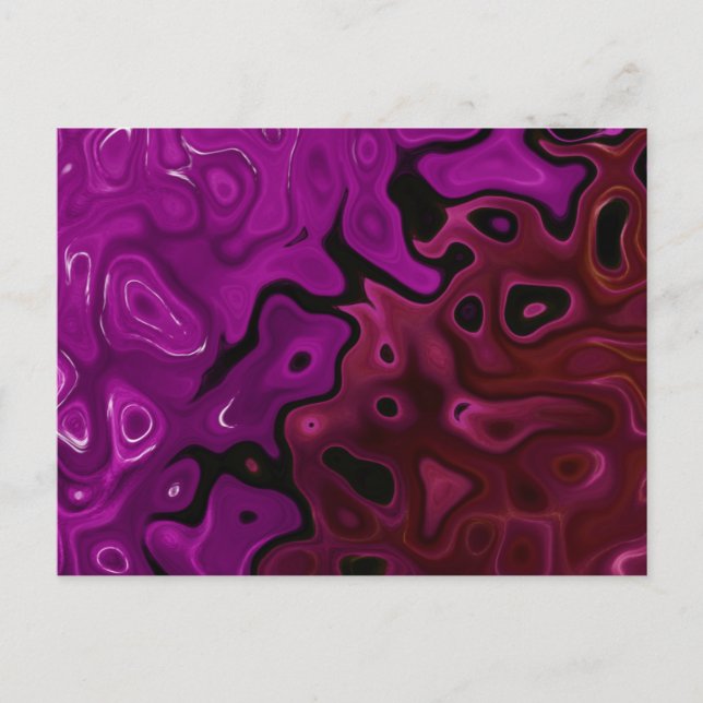 där drun abstrakt vykort (Framsida)