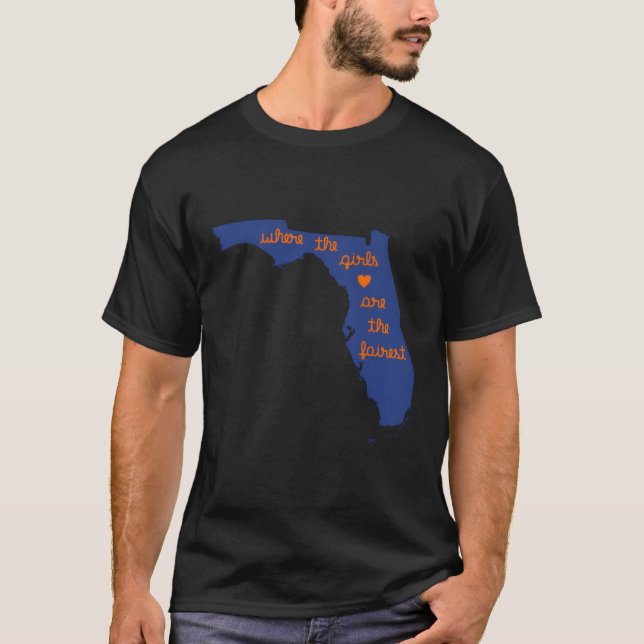 där flickorna är den stat som har flest flickor t shirt (Framsida)