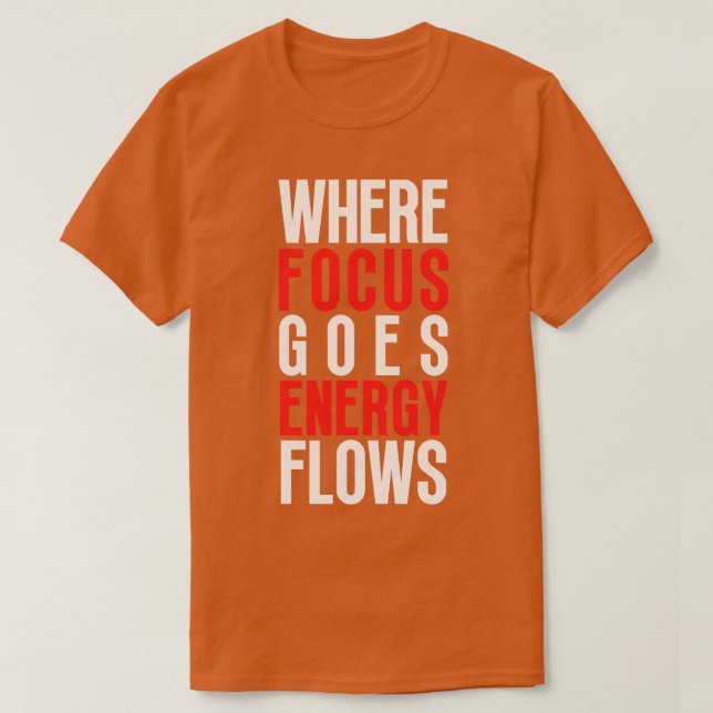 där fokus går på energiflöden 2 t shirt (Design framsida)