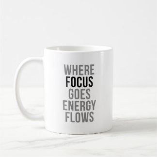 där fokus går på energiflöden kaffemugg