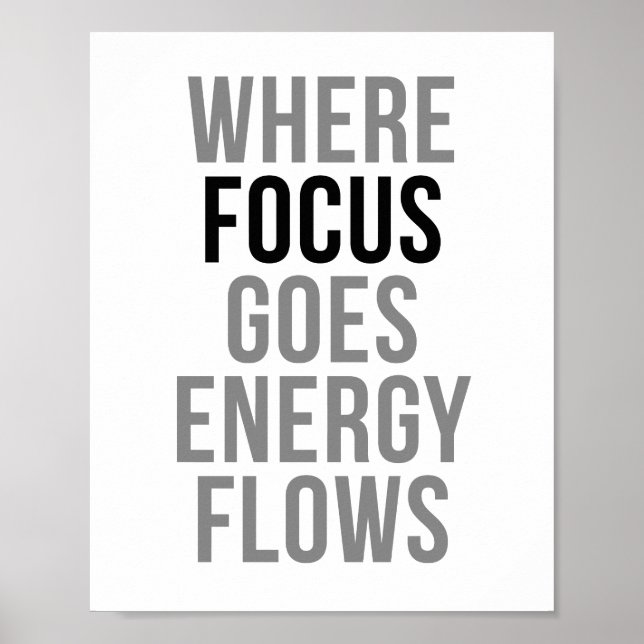 där fokus går på energiflöden poster (Framsidan)