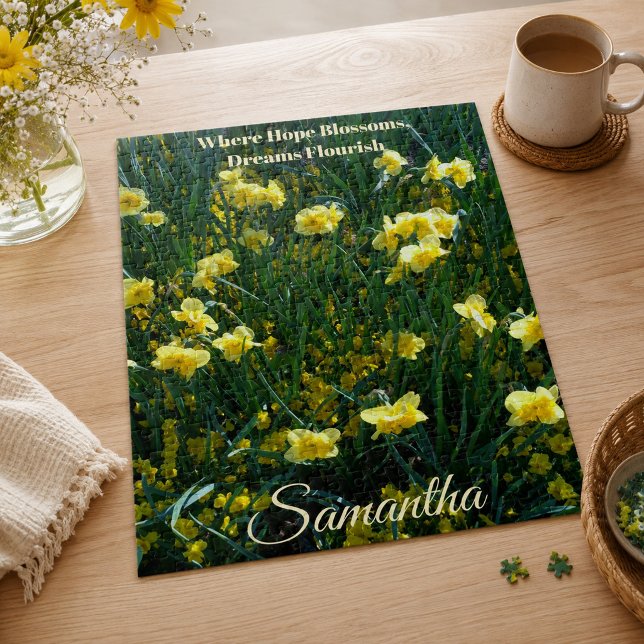 Där förhoppningar blommar och drömmar blomstrar Na Pussel (Skapare uppladdad)