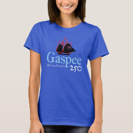 DAR Gaspee250 Rustic Logotyp på Blue T Shirt