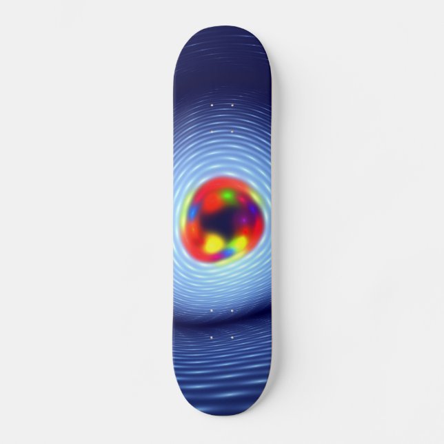 där gelébönor föds skateboard bräda 19,5 cm (Framsida)