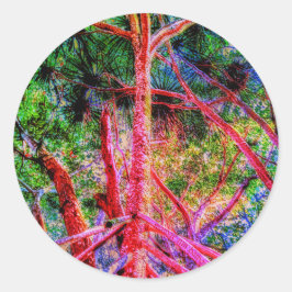 Där Hala växer, Sticker Runt Klistermärke