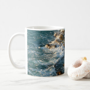 Där havet uppfyller Sten Kaffemugg