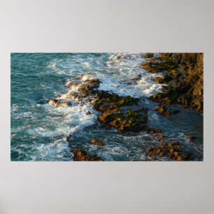 Där havet uppfyller Sten Poster