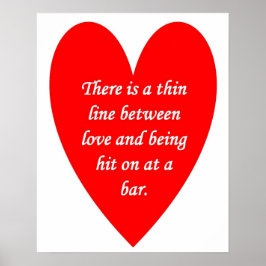 där-is-tunn linje mellan kärlek och poster
