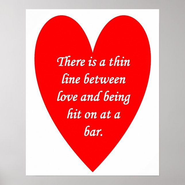 där-is-tunn linje mellan kärlek och poster (Framsidan)