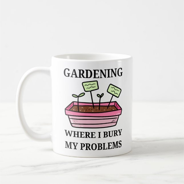  där jag bränner mina problem |  kaffemugg (Vänster)