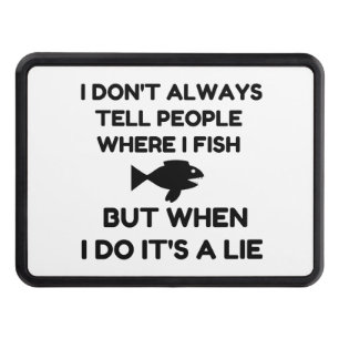 Där jag fiskar dragkroksskydd