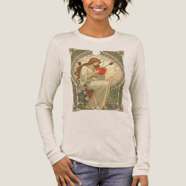 Där kärlek gör ont Vintage Art Nouveau-romantik T Shirt