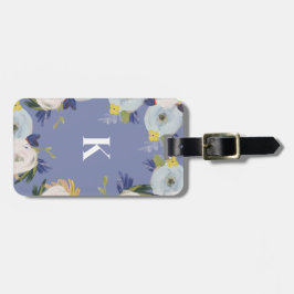 Där Kärlek odlar monogram Bagagebricka