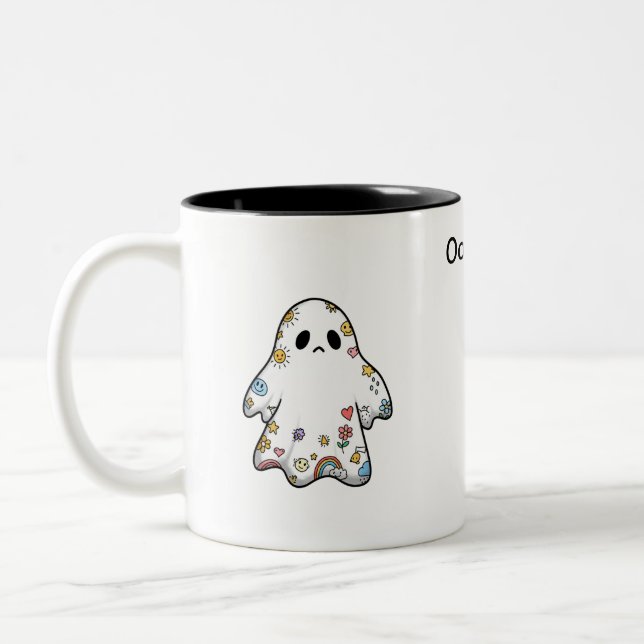 där Linjer Kom bor Två-Tonad Mugg (Vänster)