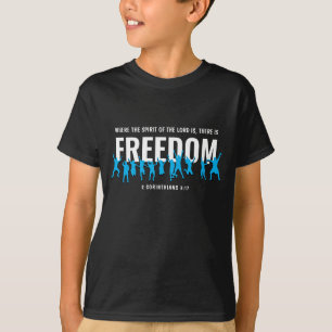 DÄR LORDSPIRTEN ÄR DEN kristna FRIHETEN T Shirt