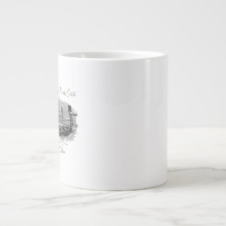 Där lugn möter fångst jumbo mugg