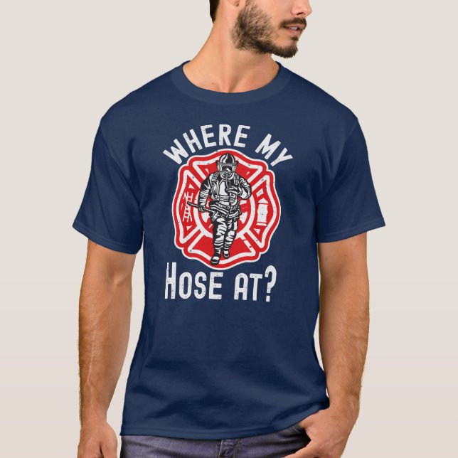 Där min slang vid brandgator  t shirt (Framsida)