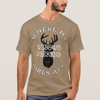 DÄR MINA FLICKOR I WIDOWS HELG HJORT HUNT T SHIRT
