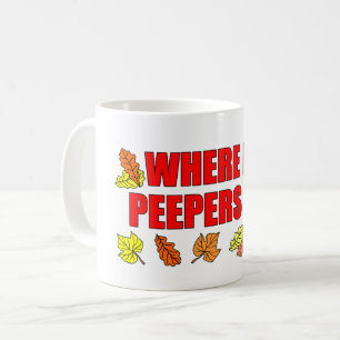 Där mina peppare vid Lungpipande i Löv Kaffemugg