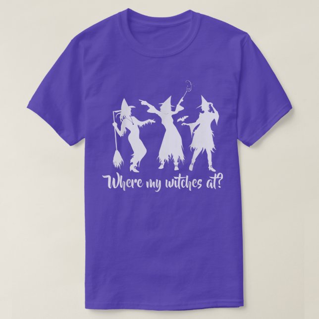 Där mina vittnar vid Halloween fest T-Shirt (Design framsida)