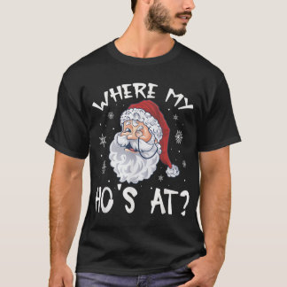 Där mitt hotell vid jul Pajamas Santa Vuxen T Shirt
