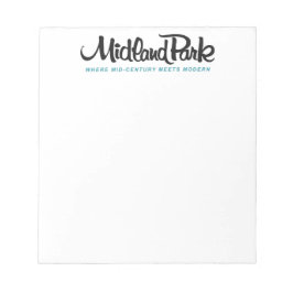 där mitten av århundradet uppfyller det moderna An Anteckningsblock