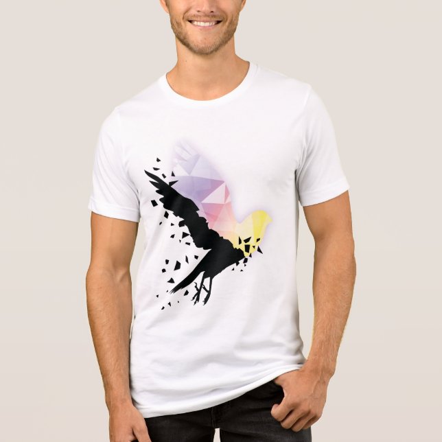 "Där mörkret slutar börjar hoppet." T Shirt (Framsida)