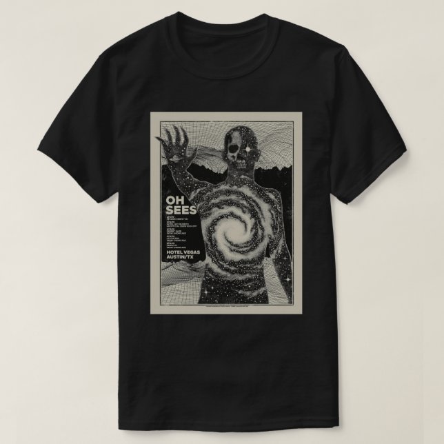 där Oh Sees Tourart Classic T-Shirt (Design framsida)