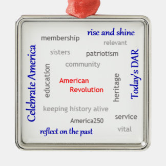 DAR-ordmoln Julgransprydnad Metall