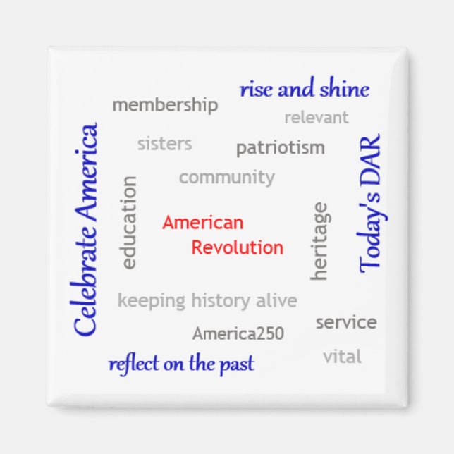 DAR-ordmoln Magnet (Framsidan)