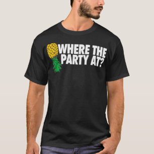 Där Party vid Funny Swinger ligger bredvid Gräs T Shirt