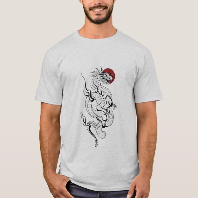 Där rök stiger, följer makt t shirt (Framsida)
