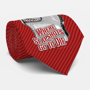 Där slapshots går till Die (Hockey) Neck Tie Slips