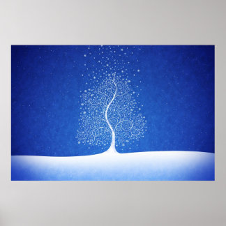 där Snöflingor är född Poster