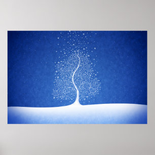 där Snöflingor är född Poster