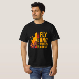Där Sparkflödet och oron brinner ut T Shirt