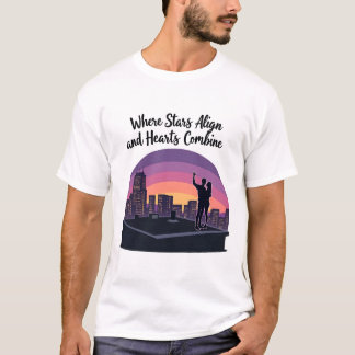 Där Stars Align - Big City Romantic Skyline T Shirt
