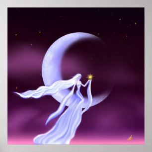 "Där Stars bor" av Estelle Asp Poster