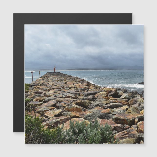 Där Sten möts hav - gränsstation (Fram/baksida)