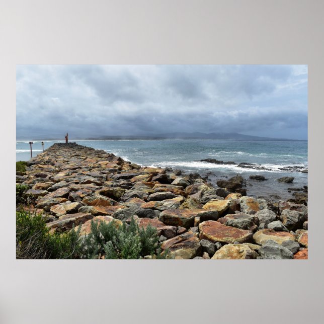 Där Sten möts hav - gränsstation Poster (Framsidan)