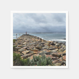 Där Sten möts i havet - gränsstation Pappersservett