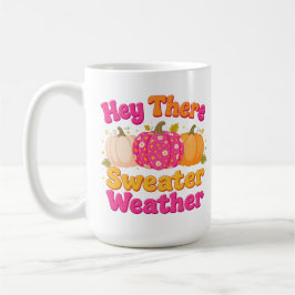Där Sweater Weather Pumpkin Fall Kaffemugg