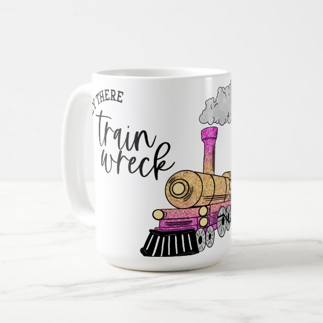 Där, Tåg Wreck! Kaffemugg (Framsida vänster)