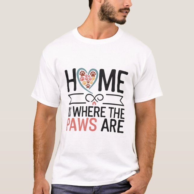 Där tassar är T-shirt (Framsida)