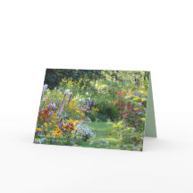 Där tre trädgårdar möter hälsningskort