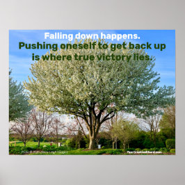 Där True Victory Ljuger. Poster