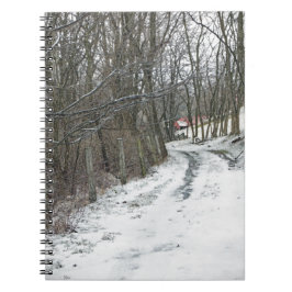 Där vägen kan ta dig anteckningsbok med spiral