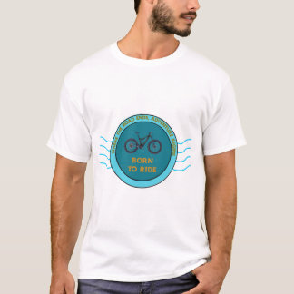 Där vägen slutar börjar äventyr att cykla t shirt