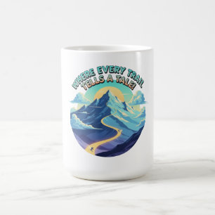 Där varje spår visar en tabell kaffemugg
